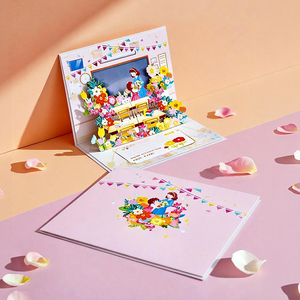 Tarjetas de Felicitación Pop-up 3D para el Día <span class=keywords><strong>del</strong></span> <span class=keywords><strong>Padre</strong></span>, Personalizables con Patrones y Tamaños a Medida, de Alta Calidad, en Oferta - Product Image 2