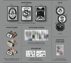Stray Kids 5-STAR Standard Edition อัลบั้มเต็มชุดที่ 3 ของแท้ ซีลปิดอย่างดี พร้อมโฟโต้บุ๊ค โฟโต้การ์ดสุ่ม และชุดสติกเกอร์ - Product Image 4