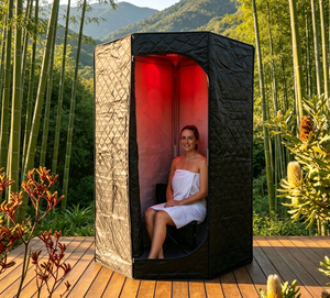 Carpa de Sauna Completa Portátil con Calefacción Infrarroja, Sala de Spa Interior, Equipo de Terapia de Bienestar y Recuperación - Product Image 1