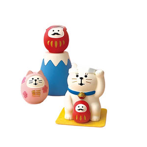 ตุ๊กตาสไตล์ญี่ปุ่นชิงห์ และเป็นที่นิยมสำหรับนักเรียนที่ผ่านการสอบแล้ว งานฝีมือเรซิ่น ใช้เป็น G - Product Image 1