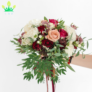 Tallo verde de Ruscus italiano artificial con semillas, espray de hoja verde para arco de boda, relleno de ramo, centro de mesa, decoración del hogar - Product Image 4