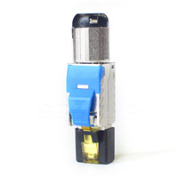 Conector Modular RJ45 Cat7 sin Herramientas para Cable de Red Ethernet, Conector de Paso STP EZ 8P8C Cat7 RJ45