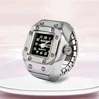Nouvelle Montre-Bague Tendance, Créative, Coque en Alliage, Expression Digitale, Pour Couples, Commerce International, Nouveaux Modèles Homme et Femme