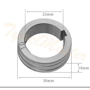送丝辊滚花槽30x22x10mm适用于0.8 1.0 1.2毫米钢铝焊丝焊机 - Product Image 3