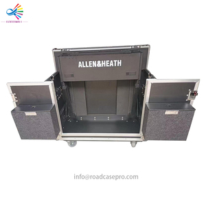 กล่องใส่เครื่องเสียง Allen&Heath <span class=keywords><strong>QU24</strong></span> แบบพับได้ ทนทาน พร้อมระบบไฮดรอลิก สำหรับขาย - Product Image 1