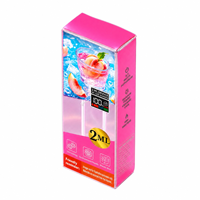 Boîte de présentation rose en PVC avec écran LED, étui en plastique transparent personnalisé, boîte de rangement mince pour accessoires, emballage écologique