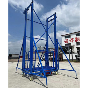 Échafaudage électrique pliable et mobile entièrement automatique de 300 kg <span class=keywords><strong>pour</strong></span> peinture murale - Vente en gros usine - Product Image 3