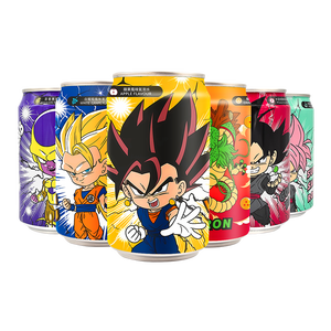 Acqua Frizzante Co-brandizzata <span class=keywords><strong>Dragon</strong></span> <span class=keywords><strong>Ball</strong></span> Anime e Cartoni Animati 330ml Soda Aromatizzata alla Frutta Nuova Confezione - Product Image 1