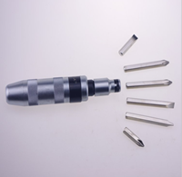 7 pièces kit extracteur de vis ensembles tournevis à chocs avec tournevis à fente phillips par marteau outils de fixation à main