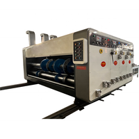 Nouvelle machine à rainurer semi-automatique d'impression de carton Maowei et boîte faisant la machine