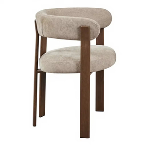 Silla de <span class=keywords><strong>Comedor</strong></span> Moderna JP <span class=keywords><strong>para</strong></span> Cocina o Restaurante, con Marco de Madera y Tapizado, con Reposabrazos - Product Image 4