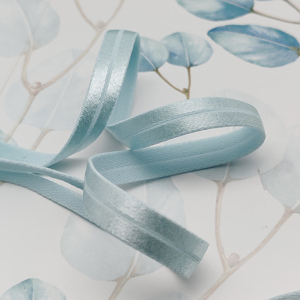 VN Manufacturer Wholesale 12mm Nylon Webbing Woven Tape Strap High <b>Elastic</b> Jacquard Clothing Accessories Light Blue HH4K Brand - Product Image 4