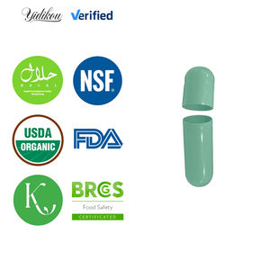 Cápsulas Vacías de Gelatina de Grado Farmacéutico, Certificadas Halal, Color Verde, Tamaño 00, Fabricante Chino - Product Image 3