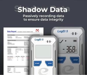 เครื่องบันทึกข้อมูลอุณหภูมิและความชื้น มาตรฐาน Shadow Data ใช้ซ้ำได้ 32000 จุด รายงานอัตโนมัติเป็น PDF/CSV หน้าจอ LCD พลาสติก OEM - Product Image 3