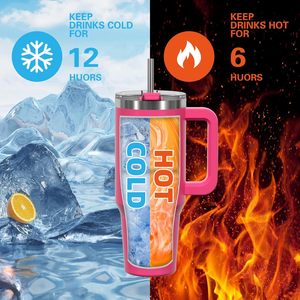 Christmas Gift Hot Sale 20oz Customized Color Eco-Friendly Stainless Steel Vacuum <b>Insulated</b> Tumbler Handle Travel <b>Mug</b> 12-24 - Product Image 2