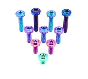 Vis en alliage de titane M8 Grandes vis hexagonales intérieures à tête ronde sans <span class=keywords><strong>peinture</strong></span> pour diverses applications industrielles - Product Image 5