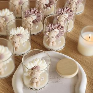 Wholesale Weddings Luxury custom small <b>candle</b> <b>set</b> Home Fragrance Creative Scented <b>Candles</b> - Product Image 2