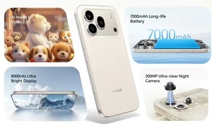 Version Globale HO nor 600 Double SIM 6,57" 120Hz OLED 80W Téléphone Portable SD <span class=keywords><strong>7</strong></span> Gen 4 7000mAh Appareil Photo 200MP Smartphone - Product Image 5