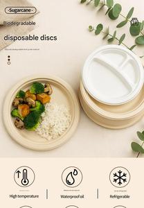 Wholesale Custom-Made 6-Inch Compostable <b>Disposable</b> Dessert <b>Plates</b> and Party Paper <b>Plates</b> - Product Image 2