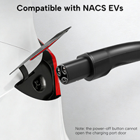 Nouveau câble d'extension de charge pour véhicules électriques Type 2 vers NACS, 32A, 7M, 250V AC, pour véhicules électriques standard NACS