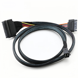 <span class=keywords><strong>PCIe</strong></span> <span class=keywords><strong>4.0</strong></span> Mini SAS <span class=keywords><strong>สาย</strong></span>ต่อ SFF-8639 U.2 SFF-8643กับสายไฟ15Pin SATA สำหรับ NVME SSD การขยายตัวของเมนบอร์ดภายใน - Product Image 6