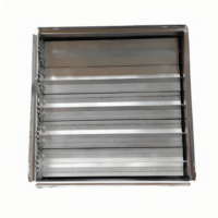 Persienne de diffuseur ventilée en alliage d'aluminium, amortisseur de flux d'air réglable pour grilles de système HVAC