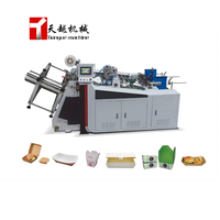 Machine Automatique de Formage de Boîtes à Emporter pour Fast Food, Gâteaux, Burgers et Hamburgers, Machine de Fabrication de Boîtes à Lunch en Papier Jetables