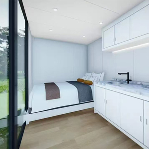 Cabaña de Lujo Tipo Apple para Campamento y Safari al Aire Libre, Remolque de Acero Expandible, Instalación Solar Rápida, Impermeable, para Oficina, Hotel - Product Image 2