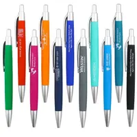 कई रंग का मिश्रण के साथ प्रचार सस्ते बॉल पेन कस्टम प्लास्टिक कलम लोगो
