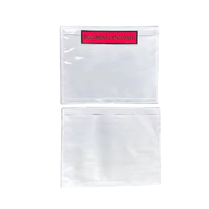 Lista de embalaje personalizada, tamaño de sobres, bolsas de envío adhesivas transparentes - Product Image 4