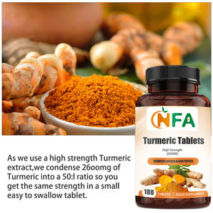 Tabletas de Cúrcuma de Marca Propia, Suplemento Dietético con Raíz de Cúrcuma, Promueve el Sistema Inmunológico y Mejora la Digestión - Product Image 6