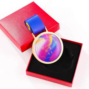 Lanière personnalisée avec logo, paillettes dorées, argentées, bronze, <span class=keywords><strong>médaille</strong></span> de gymnastique, <span class=keywords><strong>médaille</strong></span> de danse en métal pour les gagnants - Product Image 4