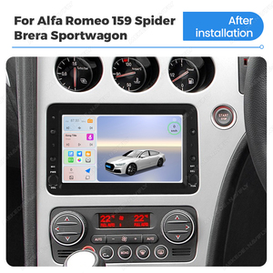 <span class=keywords><strong>Autoradio</strong></span> multimédia MEKEDE avec écran tactile de 7 pouces pour <span class=keywords><strong>Alfa</strong></span> <span class=keywords><strong>Romeo</strong></span> <span class=keywords><strong>159</strong></span> Spider Brera Sportwagon, caméra de recul, système audio FM - Product Image 3