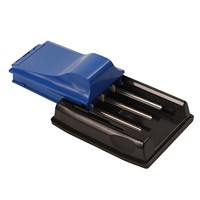 Machine à rouler les cigarettes manuelle en plastique à triple tube de 8,0 mm, portable, à pousser et tirer, pour le remplissage de tabac, vente en gros