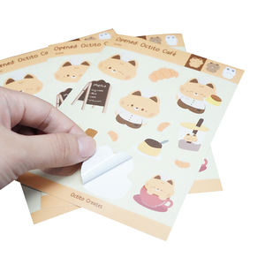 Vendita calda Logo impermeabile autoadesivo <span class=keywords><strong>carta</strong></span> vinilica formato A4 adesivo foglio di etichette tagliato a bacio all'aperto in vendita - Product Image 6