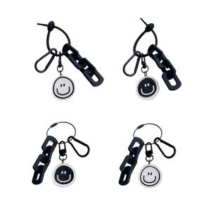 Porte-clés personnalisé avec <span class=keywords><strong>photo</strong></span> de visage créatif - Porte-clés en acrylique noir et blanc personnalisé pour homme, femme, cadeau de couple, ornement suspendu - Product Image 5