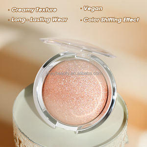 Toptan tedarikçisi yüz makyaj son derece pigmentli özel etiket radyant krem kızdırma kabarık elmas Glitter fosforlu uzun ömürlü - Product Image 4