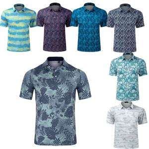 批发定制男式休闲短袖马球衫高品质环保升华<span class=keywords><strong>t</strong></span>恤空白图案印花 - Product Image 1