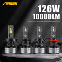 Ampoule de phare LED H7 H1 H4 9005 120W, remplacement de phare halogène pour véhicule automobile