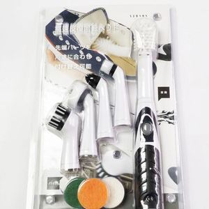 Tête de brosse sonique électrique sans fil pour le nettoyage de la cuisine, de la salle de bain, des services à thé, et brosse électrique en plastique pour chaussures - Product Image 1