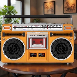 RETRO FORTUEN HXD-P1 Registratore a Cassette ad Alta Potenza, Lettore Stereo, Radio, USB, TF, Bluetooth, Convertitore <span class=keywords><strong>MP3</strong></span> - Product Image 5