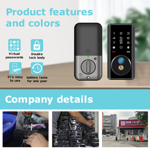 Tuya nhà thông minh tự động khóa Chốt cửa an ninh vân tay & số bàn phím điều khiển từ xa thông qua wifi chúng tôi mạng thông minh khóa cửa - Product Image 4