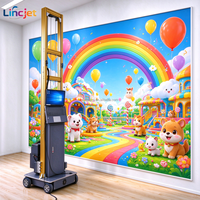 Imprimante murale à jet d'encre UV mobile LINCJET LC-A2, machine d'impression murale numérique 3D 5D en relief pour la décoration intérieure