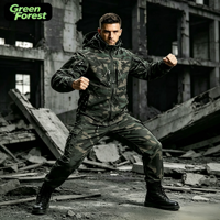 Nouvel ensemble uniforme camouflage imperméable et respirant pour homme, résistant à l'usure et aux taches, idéal pour la randonnée en extérieur - Vente chaude