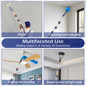 Léger et robuste mécanisme de verrouillage à languette rabattable de 1.5 à 3 pieds poignée en aluminium Tube ondulé Mini <span class=keywords><strong>poteau</strong></span> télescopique - Product Image 5