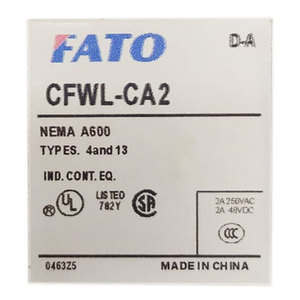 Interrupteur de fin de course FATO CFWL-CA2 à entrée par le bas NEMA A600 pour contrôle industriel - Product Image 3