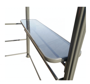 <span class=keywords><strong>Gazebo</strong></span> para Barbacoa con Techo de Policarbonato Rígido de Aluminio para Exteriores de 2.4x1.5m (8x5 pies) - Product Image 4