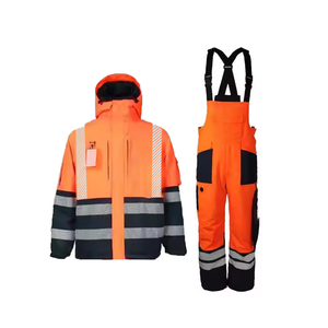 Vêtements de sécurité réfléchissants de haute qualité, vêtements de travail personnalisés, vendus en gros à partir de combinaisons de sécurité haute visibilité fournies par l'usine - Product Image 5