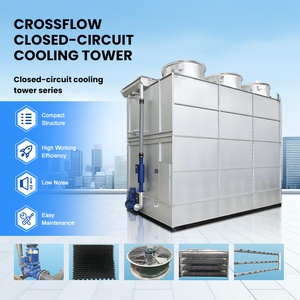 High Efficiency Cross Flow Evaporative <b>Air</b> <b>Cooler</b> Metal Construction Eco-Friendly Design <b>Water</b> Condensers Closed Towers We Maint - Product Image 5