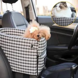 Asiento elevador de coche para perros y gatos, cama de viaje para mascotas pequeñas, respetuoso con el medio ambiente, nuevo modelo